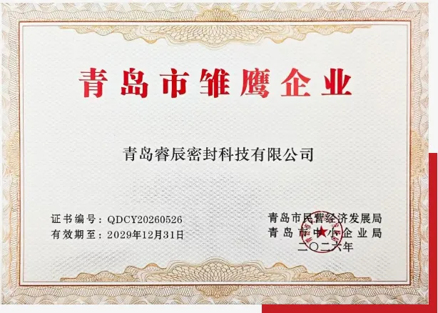 Компанія Qingdao Ruichen Sealing Technology Co., Ltd. була обрана «Eaglet Enterprise» у Циндао на 2026 рік.